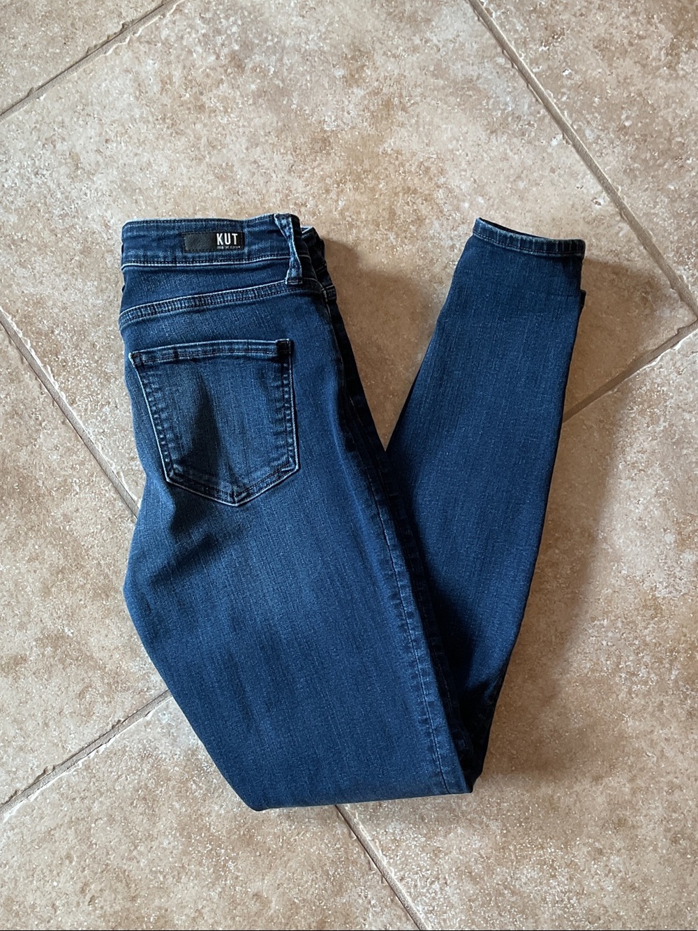 Kut from the Kloth Dark Blue Skinny Jeans